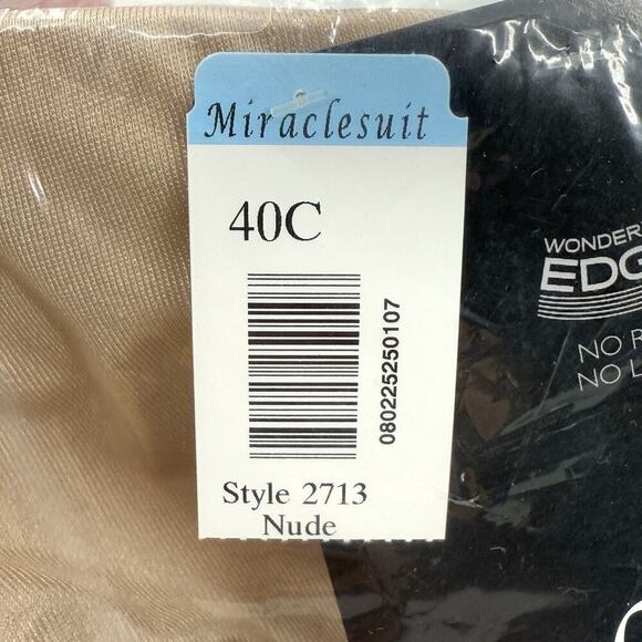 NEW Nude Miraclesuit Shapewear Extra Firm Long Leg Bodybriefer Women’s Size 40C - Picture 10 of 11